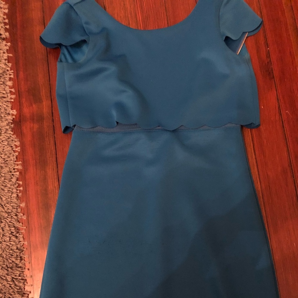 Girls Blush By US Angels Blue Party Dress